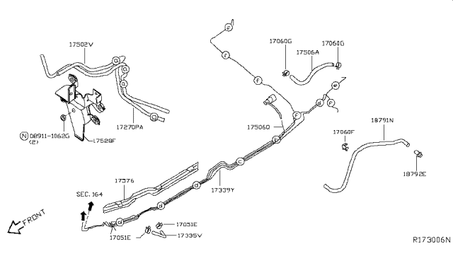 2011 Nissan Armada Fuel Piping Diagram 3