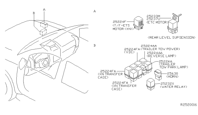 2005 Nissan Armada Relay Diagram 1