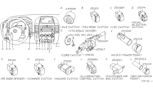 2005 Nissan Armada Switch Diagram 2