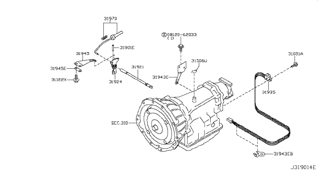 2012 Nissan Armada Control Switch & System Diagram 1