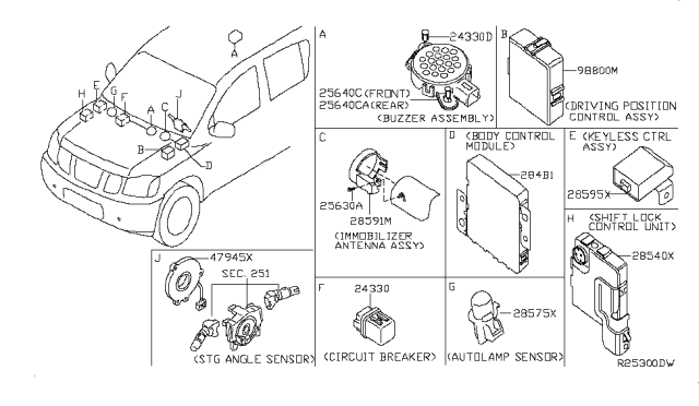 2014 Nissan Armada Electrical Unit Diagram 6