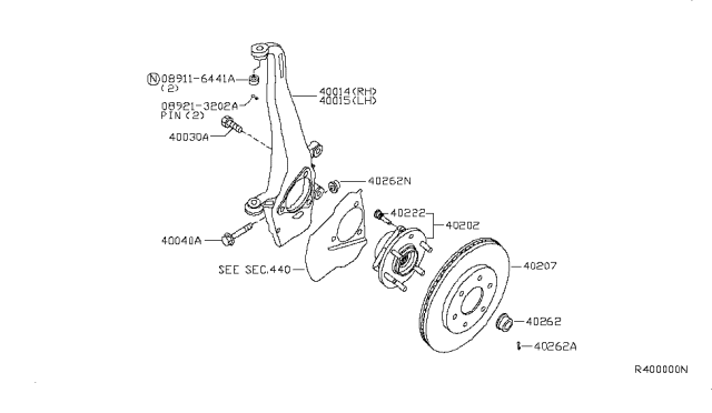 2008 Nissan Armada Front Axle Diagram