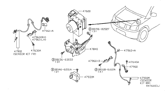 2012 Nissan Armada Anti Skid Control Diagram 2