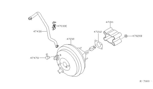 2011 Nissan Armada Brake Servo & Servo Control Diagram