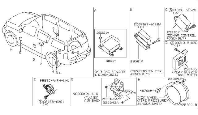 2014 Nissan Armada Electrical Unit Diagram 4