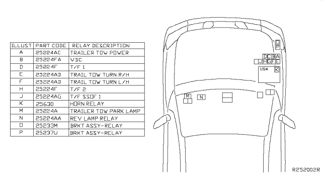 2005 Nissan Armada Relay Diagram 2