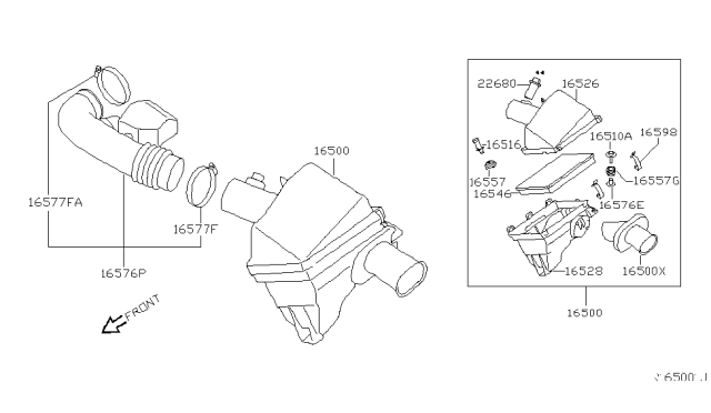 2007 Nissan Armada Air Cleaner Diagram 2