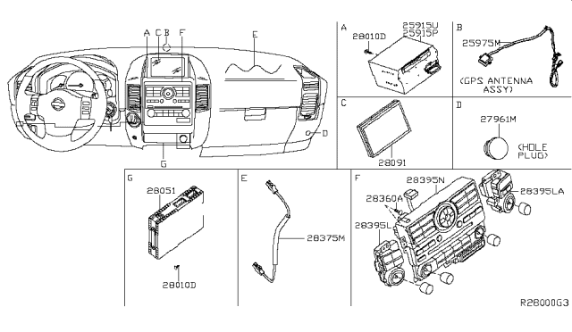 2015 Nissan Armada Audio & Visual Diagram 3