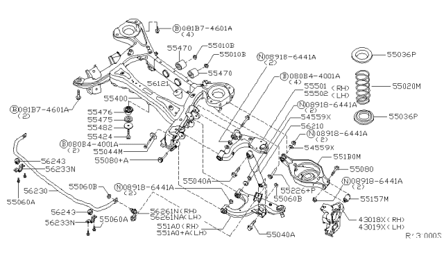2005 Nissan Armada Rear Suspension Diagram 1