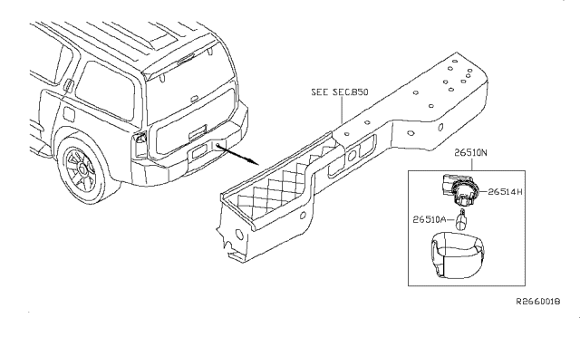 2010 Nissan Armada Licence Plate Lamp Diagram