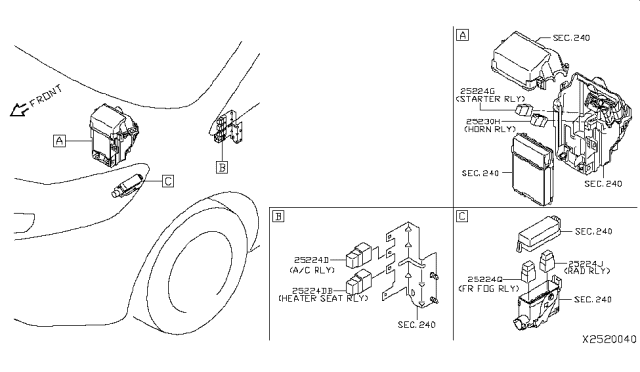 2018 Nissan Versa Note Relay Diagram 1