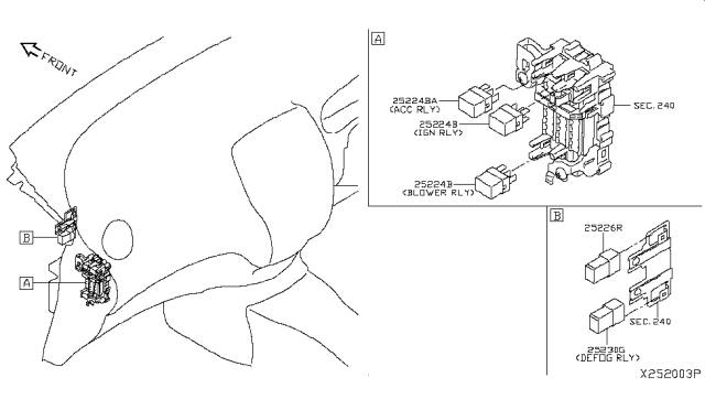 2016 Nissan Versa Note Relay Diagram 6