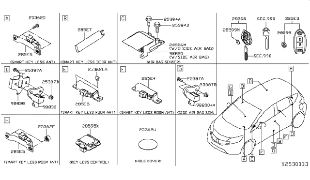 2014 Nissan Versa Note Electrical Unit Diagram 3