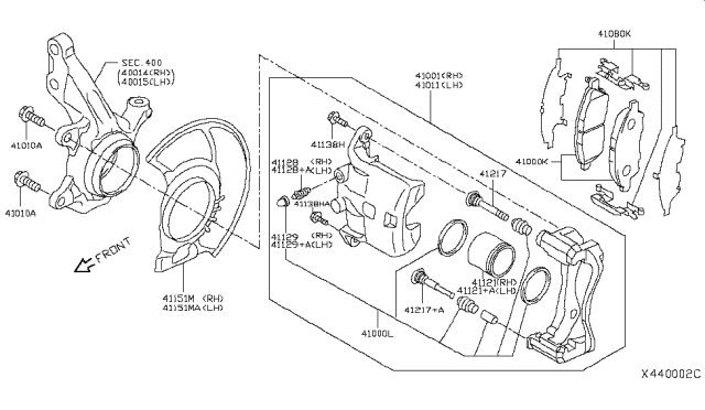 2017 Nissan Versa Note Front Brake Diagram 2