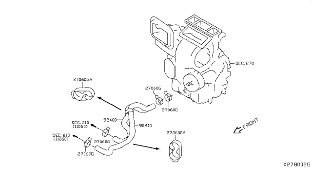 2018 Nissan Versa Note Heater Piping Diagram 2