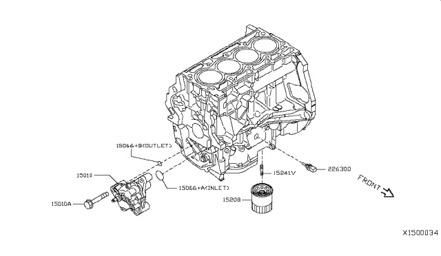 2018 Nissan Versa Note Lubricating System Diagram 1