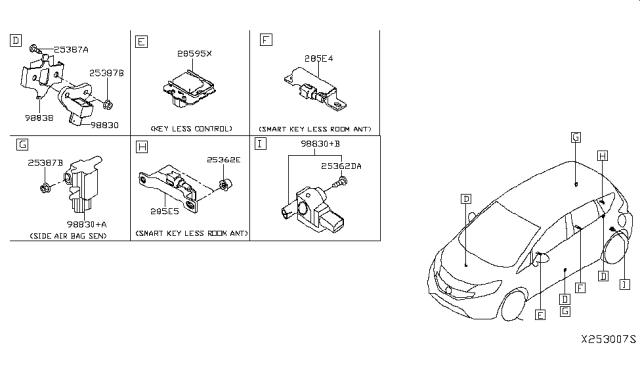 2018 Nissan Versa Note Electrical Unit Diagram 5