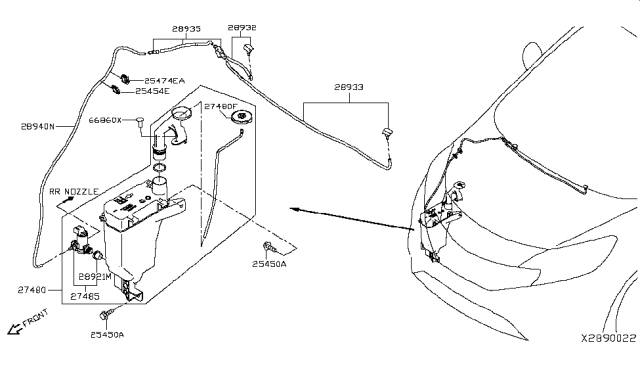 2016 Nissan Versa Note Windshield Washer Diagram 5