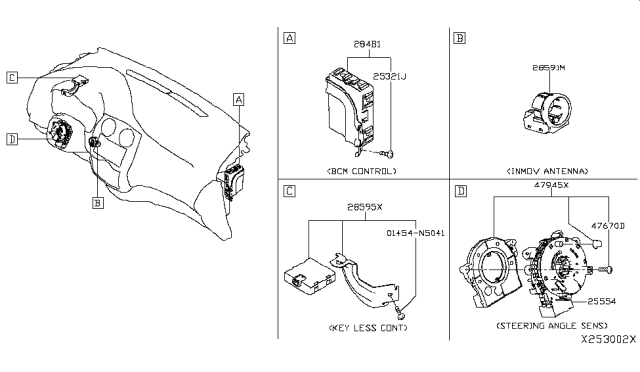 2015 Nissan Versa Note Electrical Unit Diagram 8