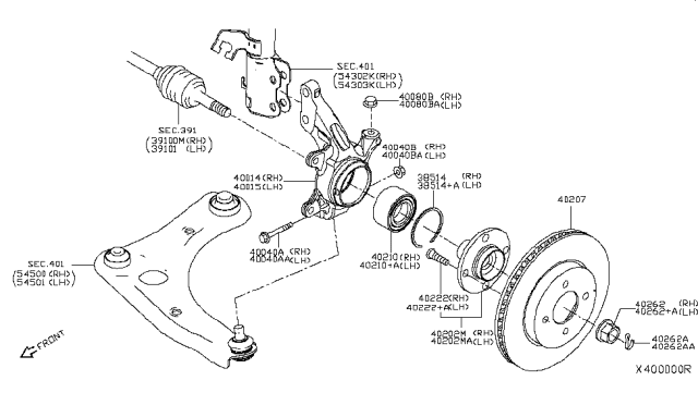 2017 Nissan Versa Note Front Axle Diagram 1