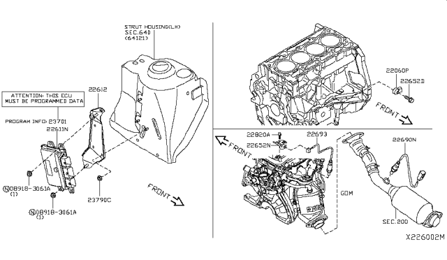 2017 Nissan Versa Note Engine Control Module Diagram 3