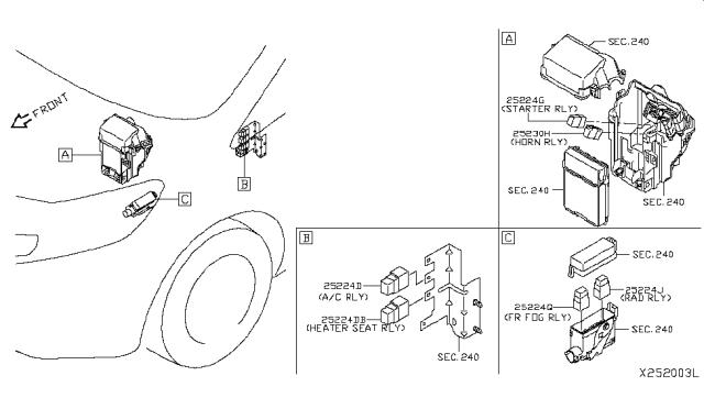 2016 Nissan Versa Note Relay Diagram 3