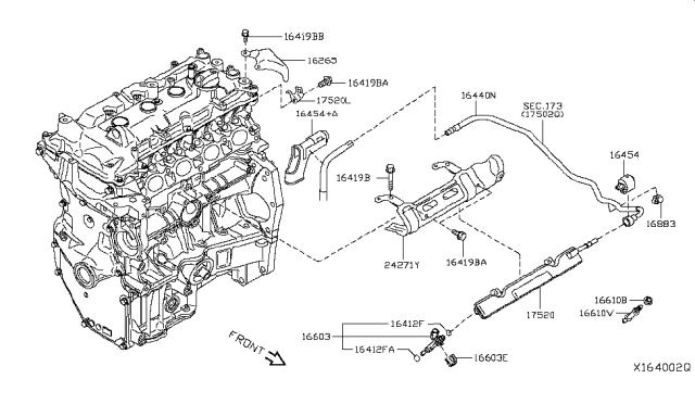 2015 Nissan Versa Note Fuel Strainer & Fuel Hose Diagram 3