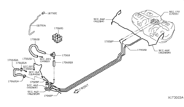 2015 Nissan Versa Note Fuel Piping Diagram 2