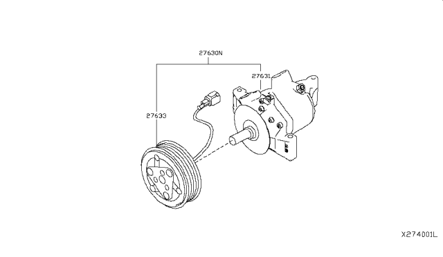 2016 Nissan Versa Note Compressor Diagram 2