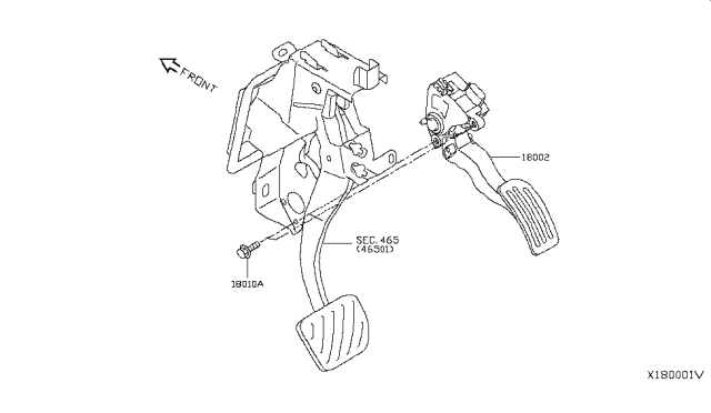 2017 Nissan Versa Note Accelerator Linkage Diagram 3