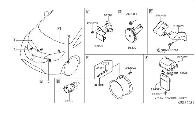 2015 Nissan Versa Note Electrical Unit Diagram 1