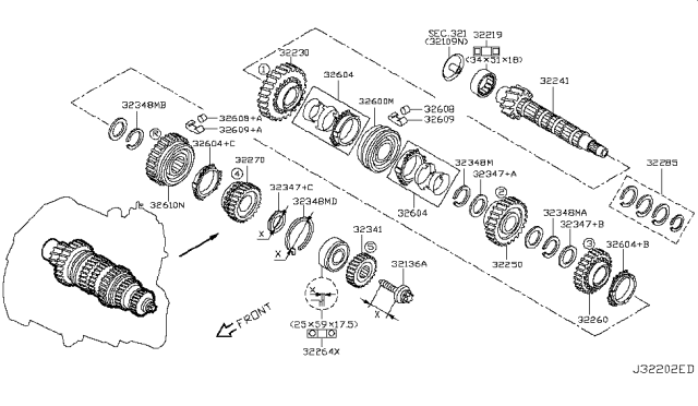 2019 Nissan Versa Note Transmission Gear Diagram 2