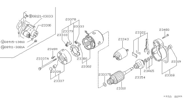 1987 Nissan Van Starter Motor Diagram 4