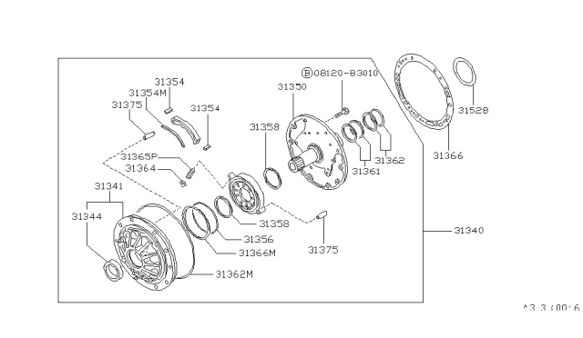 1988 Nissan Van Engine Oil Pump Diagram 2