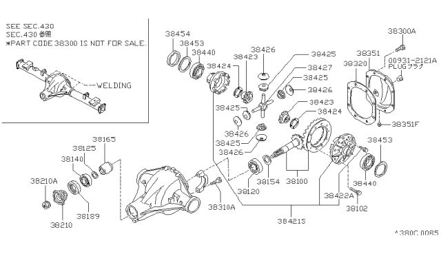 1989 Nissan Van Rear Final Drive Diagram 2