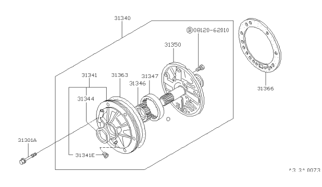 1992 Nissan Van Engine Oil Pump Diagram 1