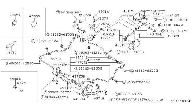 1988 Nissan Van Power Steering Piping Diagram