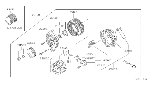 1987 Nissan Pulsar NX Alternator Diagram 5