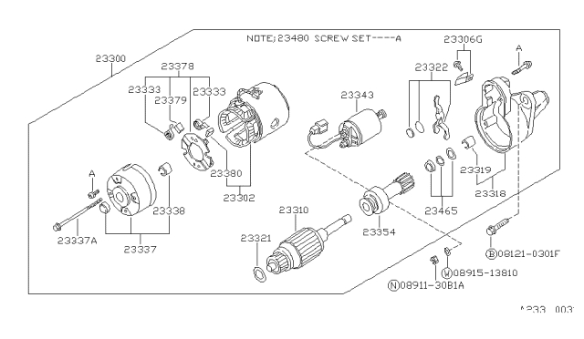 1990 Nissan Pulsar NX Starter Motor Diagram 2