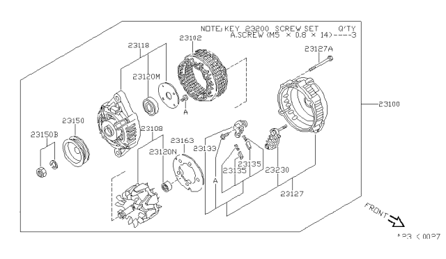 1989 Nissan Pulsar NX Alternator Diagram 3