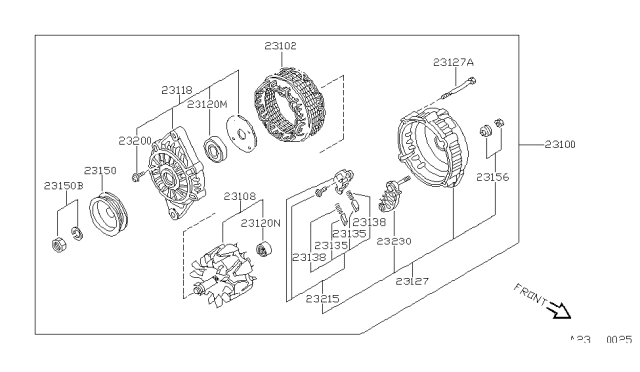 1988 Nissan Pulsar NX Alternator Diagram 8