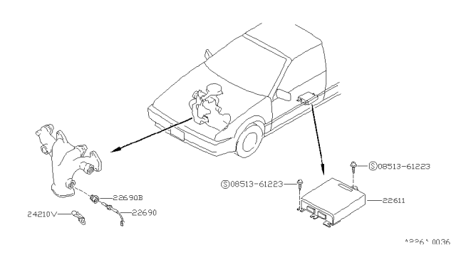 1987 Nissan Pulsar NX Engine Control Module Diagram 3