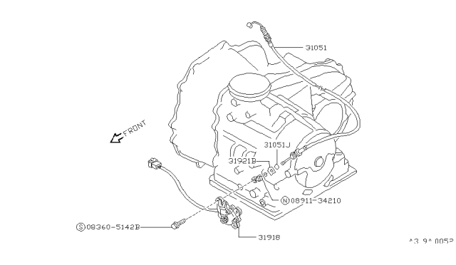 1988 Nissan Pulsar NX Control Switch & System Diagram 2