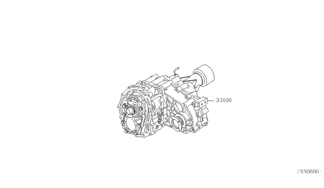 1999 Nissan Frontier Transfer Assembly & Fitting Diagram 5