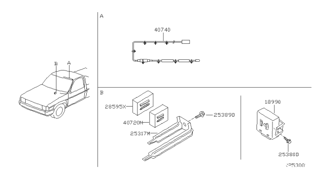 2004 Nissan Frontier Electrical Unit Diagram 3