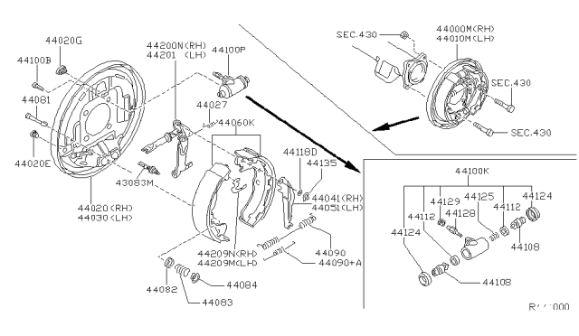 2002 Nissan Frontier Rear Brake Diagram 3