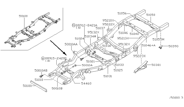 2004 Nissan Frontier Frame Diagram 4