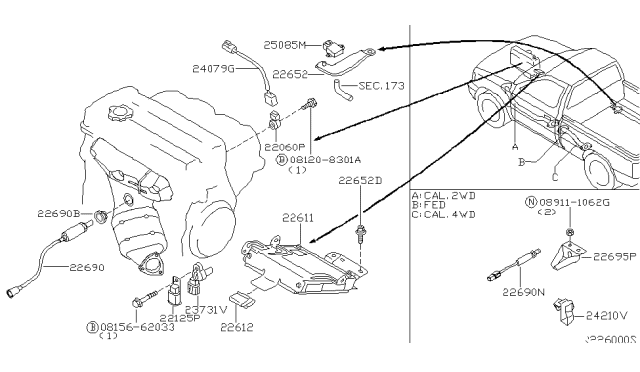 2004 Nissan Frontier Engine Control Module Diagram 1