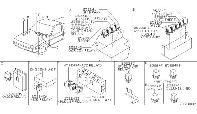 2000 Nissan Frontier Relay Diagram 1