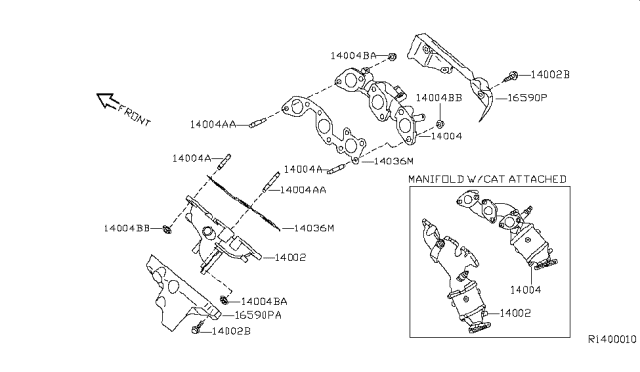 2002 Nissan Frontier Manifold Diagram 3